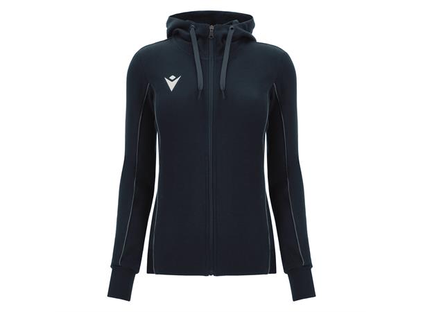 Bass Eco Hooded Jacket W NAV L Hettejakke i Ecotekstil til dame 